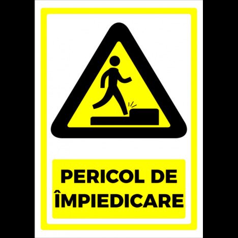 Indicator de avertizare pericol de impiedicare